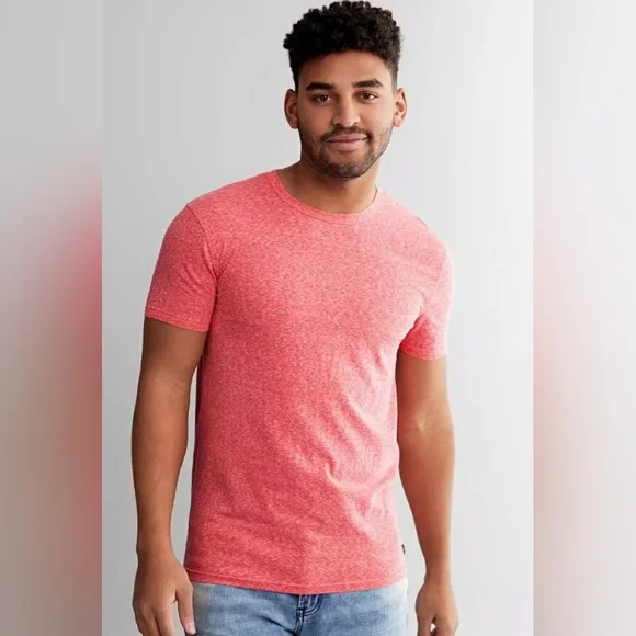 Depart West Basic Tee Hot Coral - Picture 1 of 3